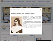 Tablet Screenshot of inmaculadaconcepcion.org